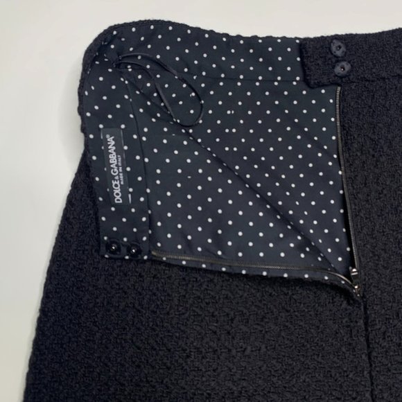 Dolce & Gabbana texture black skirt - Picture 4 of 5